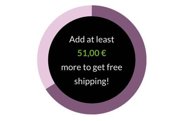 Free shipping bar - circular