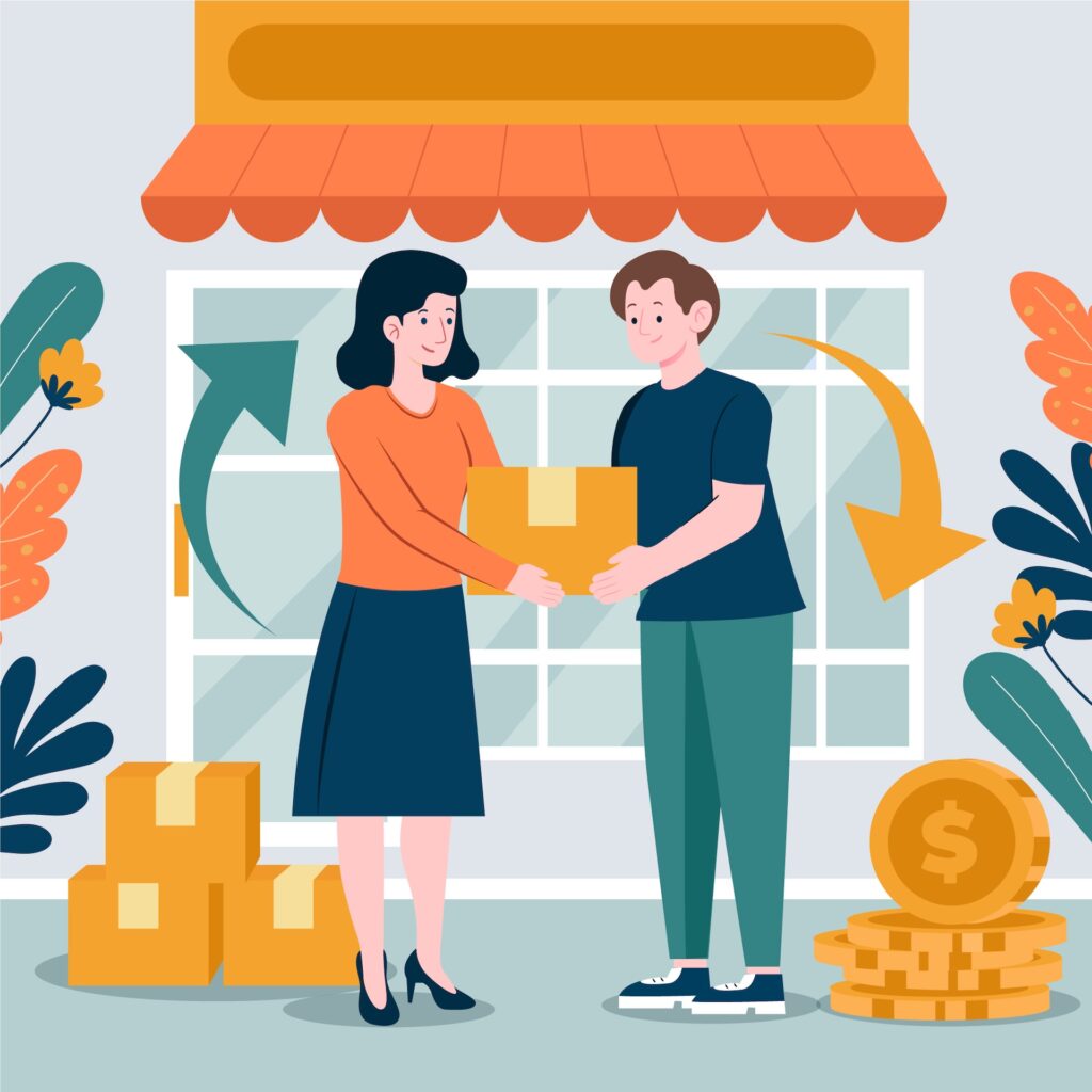 flat-design-reseller-illustration ecommerce trends