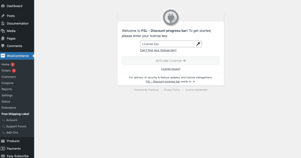 FSL Discount - license