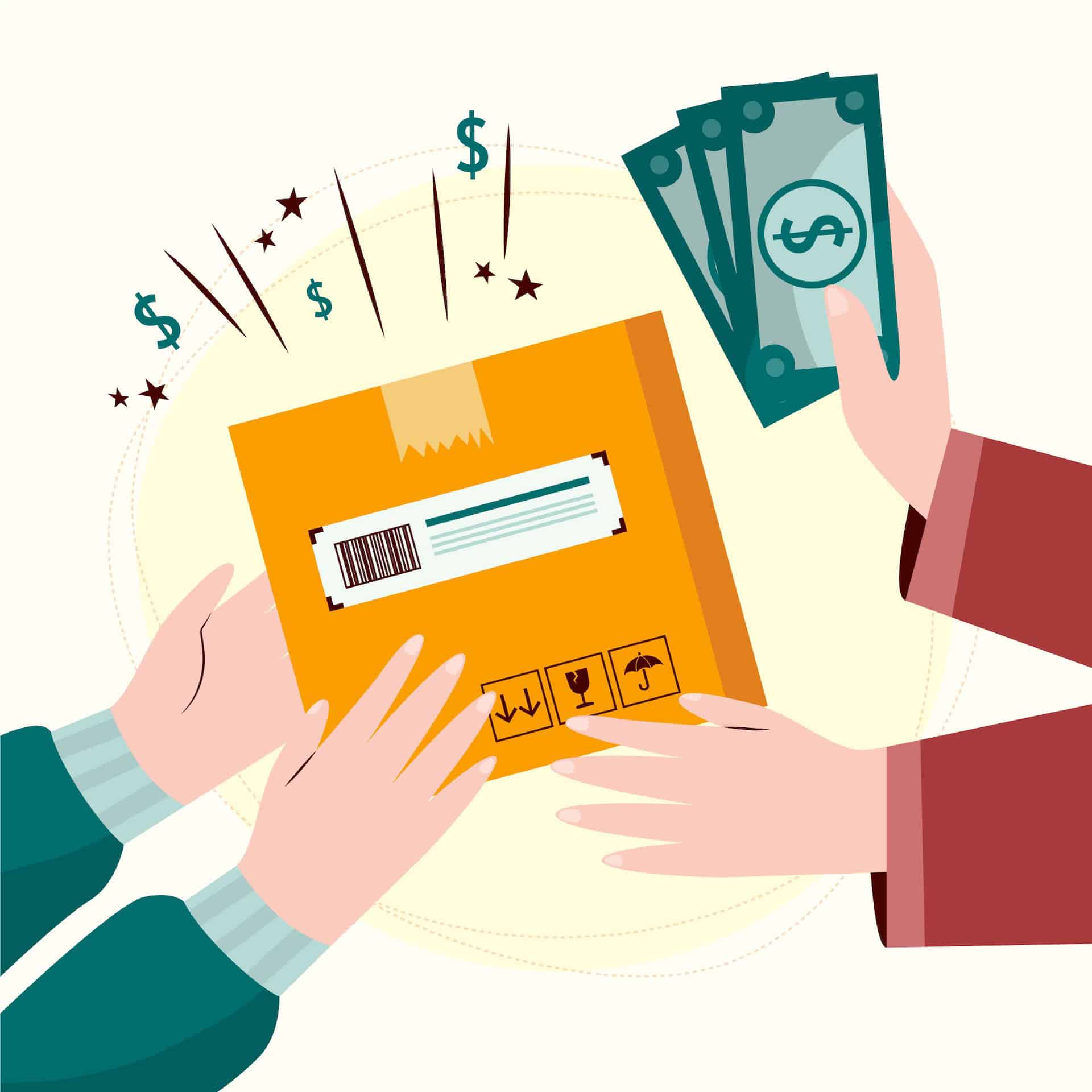 Cash delivery concept