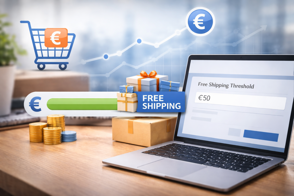 Free shipping threshold and progress bar