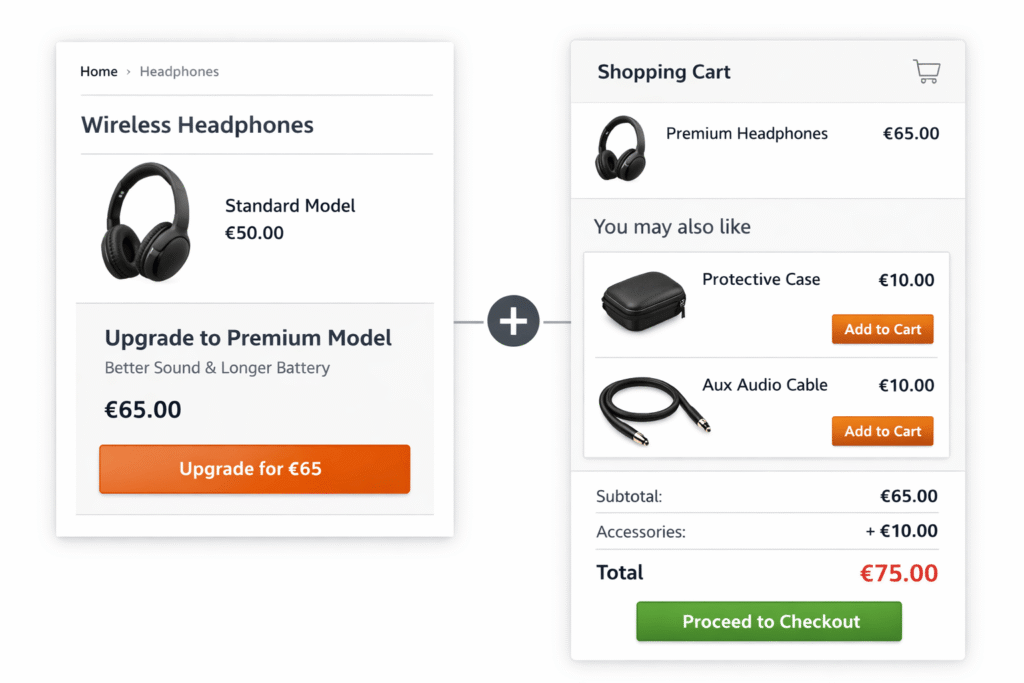 Combining Upselling and Cross-Selling for Maximum AOV