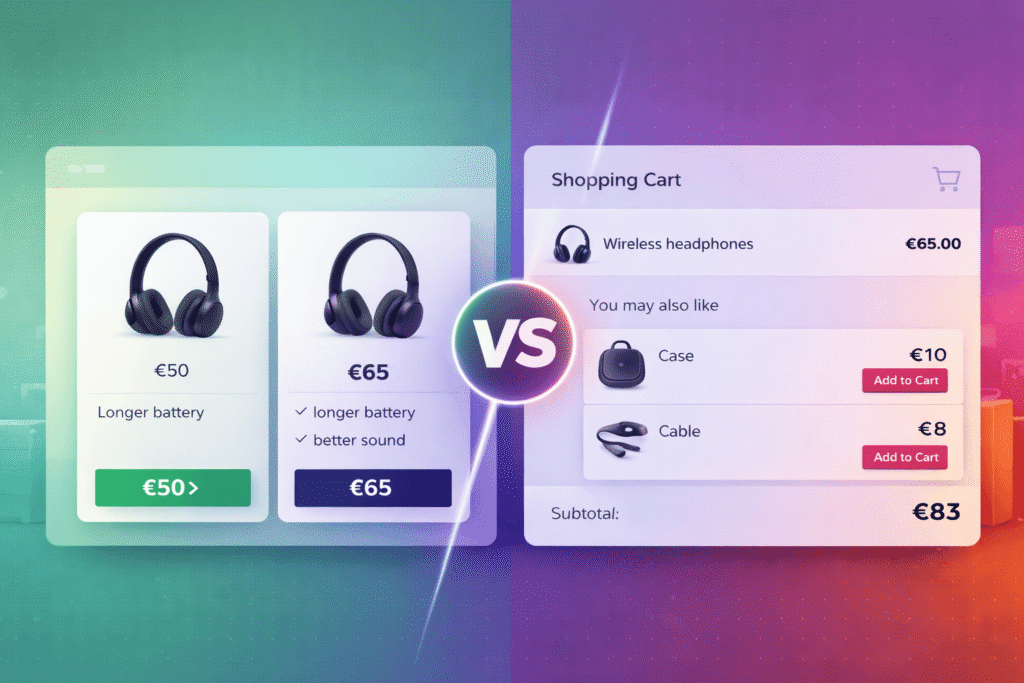 Upselling vs Cross-Selling in eCommerce