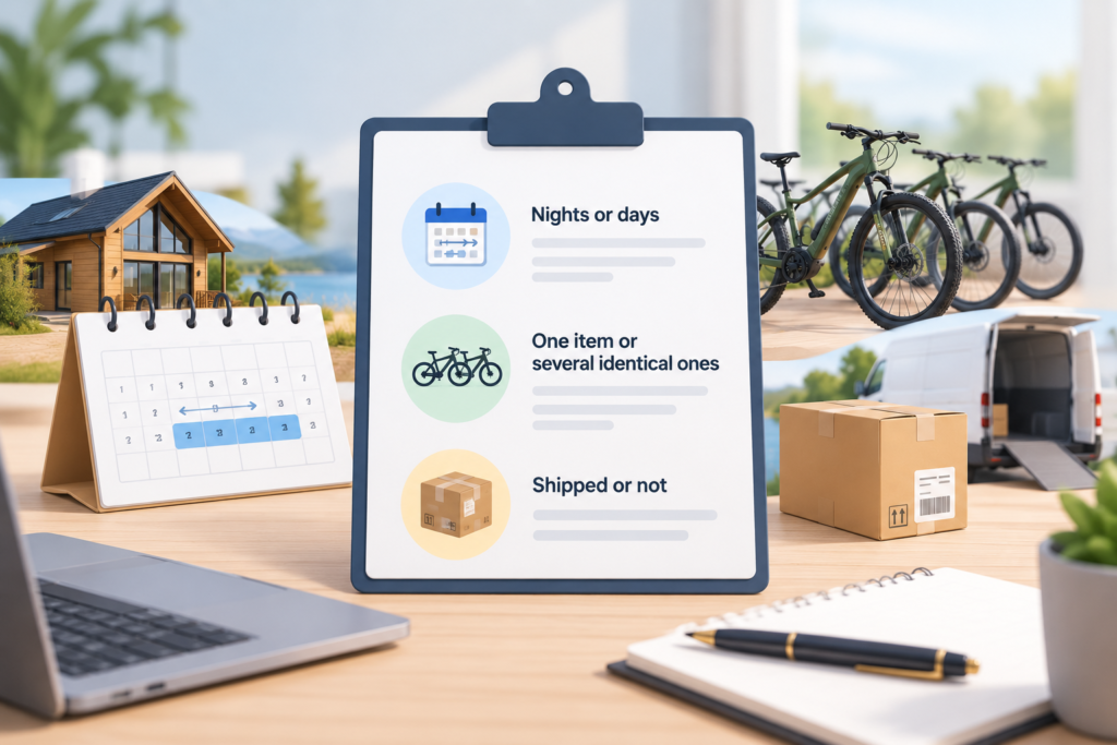 Planning WooCommerce bookings by days or nights, availability, and delivery options